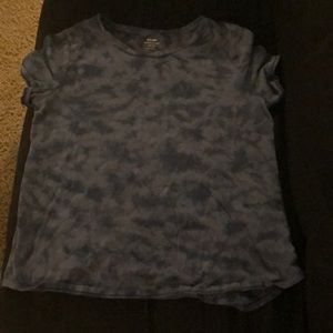Blue tie dye T-shirt